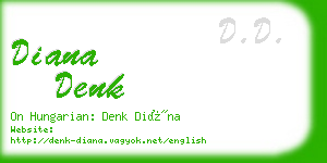 diana denk business card